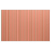 Tissu Vert foncé, Brown, beige et rouge (Fat Quarter)