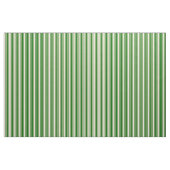 Tissu Vert foncé et Bisque Stripes Motif (Yard)