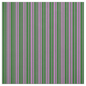 Tissu Vert foncé et Motif rayé orchidée (Échantillon)