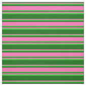 Tissu Vert foncé, rose chaud et vert citron (Échantillon)
