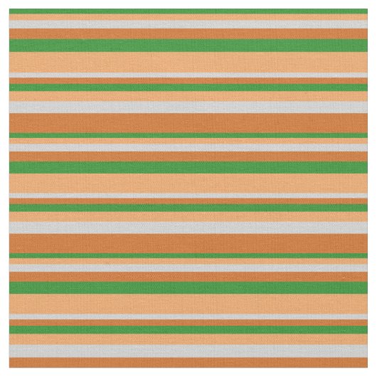 Tissu Vert forestier, Brown, gris clair et chocolat (Fermer)