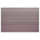 Tissu Vert forestier, gris clair, rose profond et noir (Yard)