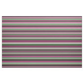 Tissu Vert forestier, gris clair, rose profond et noir (Fat Quarter)