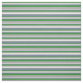 Tissu Vert forestier, gris foncé, blanc et gris ardoise (Échantillon)
