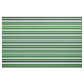 Tissu Vert Forêt, Beige, Bleu Ardoise, Vert & Noir (Fat Quarter)