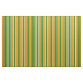 Tissu Vert forêt, orange foncé et beige (Fat Quarter)