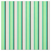 Tissu Vert Forêt, Turquoise foncé, Vert, Beige & Noir (Échantillon)