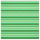 Tissu Vert forêt, Vert clair, Bisque & Lignes vertes (Échantillon)