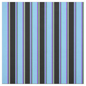 Tissu Vert forêt, violet, bleu ciel clair, noir, blanc (Échantillon)