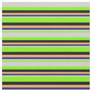 Tissu Vert, gris clair, bleu nuit, Brown et noir