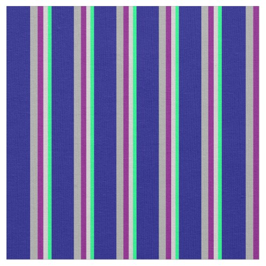 Tissu Vert, gris clair, violet, gris foncé et bleu (Fermer)