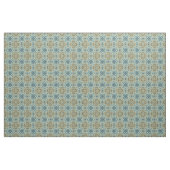 Tissu Vert gris Turquoise bleu ocre Hip Orient Bali Art (Fat Quarter)