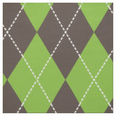 Tissu vert Jacquard. (Échantillon)