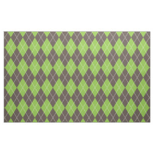 Tissu vert Jacquard.