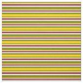 Tissu Vert, Jaune, Gris clair, Rouge foncé & Crème à men (Échantillon)