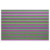 Tissu Vert, Jaune, Violet, Vert foncé et bleu ciel clair (Fat Quarter)