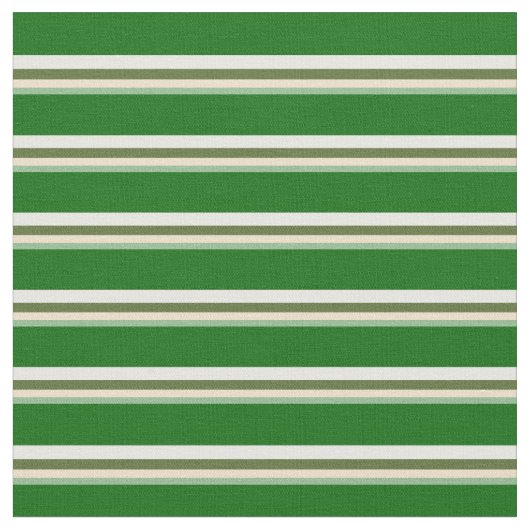 Tissu Vert mer, Tan, Vert olive, Blanc & Vert foncé (Fermer)