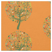Tissu Vert mignon arbre de l'environnement (Fermer)