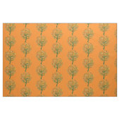 Tissu Vert mignon arbre de l'environnement (Fat Quarter)