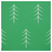 Tissu vert minimaliste Pine Tree (Échantillon)