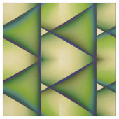 Tissu vert moderne géométrique (Échantillon)