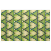 Tissu vert moderne géométrique (Fat Quarter)