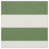 Tissu Vert mousse et ivoire rayures de 6,53 cm (Échantillon)