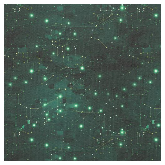 Tissu Vert & Noir Abstrait (Fermer)