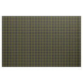 Tissu Vert O.D. chaud plaid blanc, bande noire (Yard)