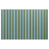 Tissu Vert olive foncé, bleu ciel et nuances noires (Fat Quarter)