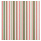 Tissu Vert olive foncé, Corail clair et Beige (Échantillon)