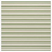 Tissu Vert olive foncé et lignes de couleur bisque (Échantillon)