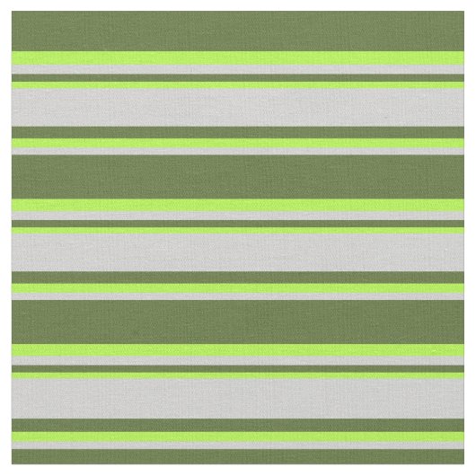 Tissu Vert olive foncé, gris clair et vert clair (Fermer)