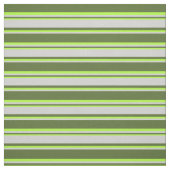 Tissu Vert olive foncé, gris clair et vert clair (Échantillon)