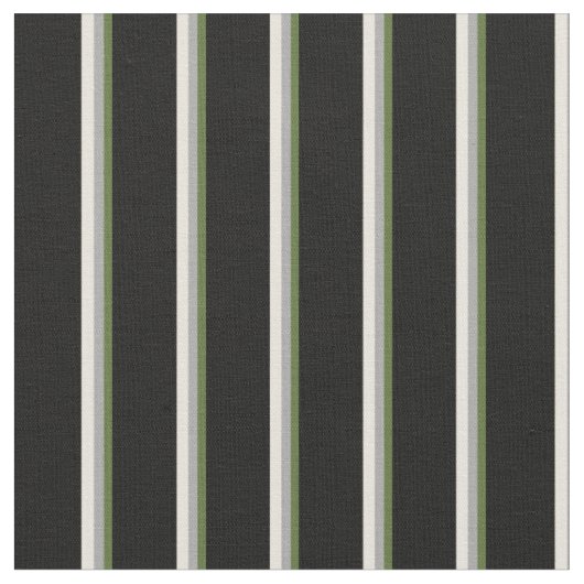 Tissu Vert olive foncé, gris foncé, beige et noir (Fermer)