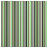 Tissu Vert olive foncé, Gris, Tan, Noir & Vert clair (Échantillon)