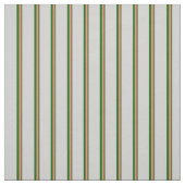 Tissu Vert olive foncé, Saumon, Vert foncé et gris clair (Échantillon)