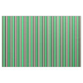 Tissu Vert olive foncé, Vert, Noir et Rose clair (Fat Quarter)