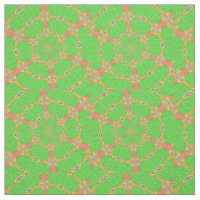 Vert Orange Zèbre Animal Cercle Motif géométrique