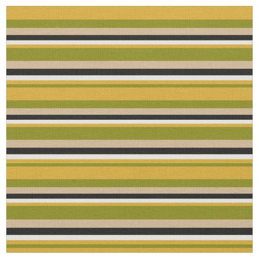 Tissu Vert, Parure d'or, Jaune clair, Noir et Tan (Fermer)