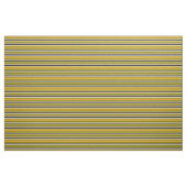 Tissu Vert, Parure d'or, Jaune clair, Noir et Tan (Fat Quarter)