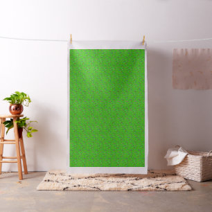 Tissu Vert pomme clair avec de minuscules motifs de coul
