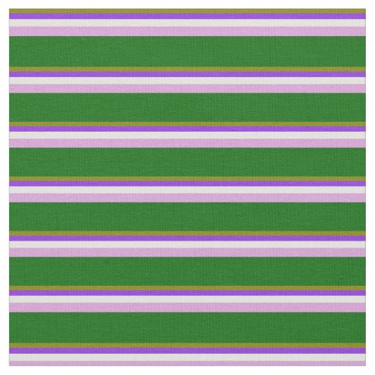 Tissu Vert, pourpre, cyan clair, prune et vert foncé (Fermer)
