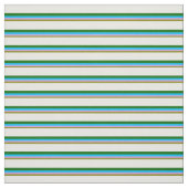 Tissu Vert, prune, bleu ciel profond, vert foncé et blan (Échantillon)