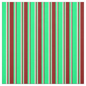 Tissu Vert, rouge foncé et Motif jaune clair (Échantillon)