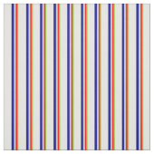 Tissu Vert, Rouge, Gris clair, Bleu foncé & Blanc (Échantillon)