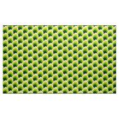 Tissu vert style seventies rétro mod (Yard)