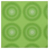 Tissu Vert Sun Mandala (Échantillon)
