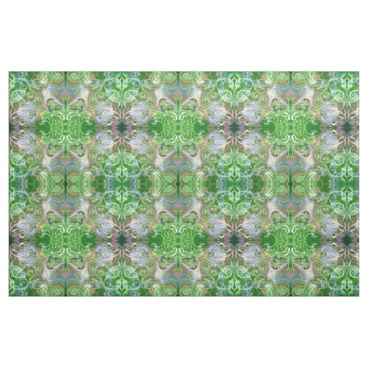 tissu vert, textile de maison coloré magnifique (Fat Quarter)