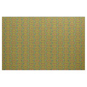 Tissu Vert Turquoise Blanc Noir Abstrait Conception Trib (Fat Quarter)